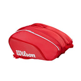 Borsone Padel Wilson Tour Rosso Bianco | NonSoloSport