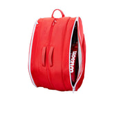 Borsone Padel Wilson Tour Rosso Bianco | NonSoloSport